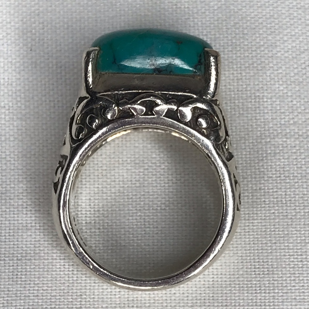 925 silver and turquoise ring